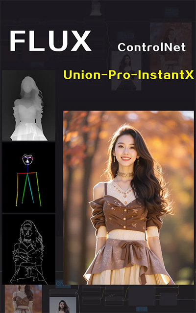 FLUX—ControlNet—InstantX控制网