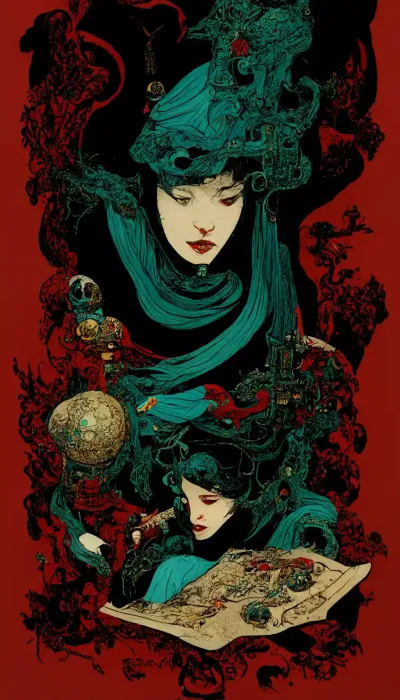 关键词(prompt)风格Midjourney绘画作品